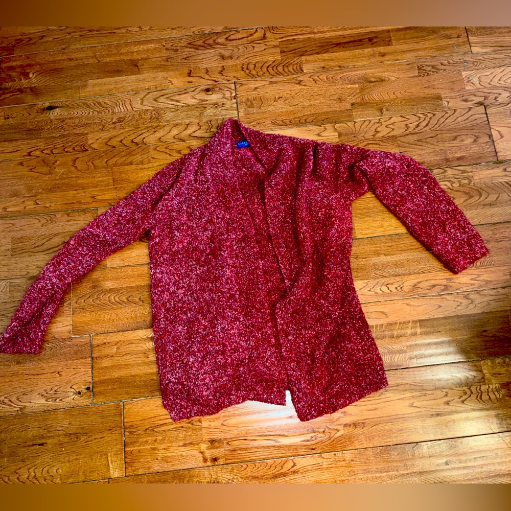 Multi-Red cardigan